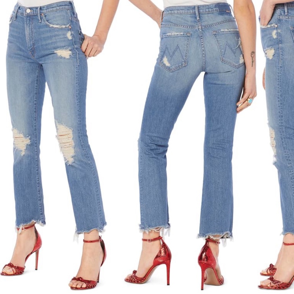 Mother Ankle Bootcut Jeans